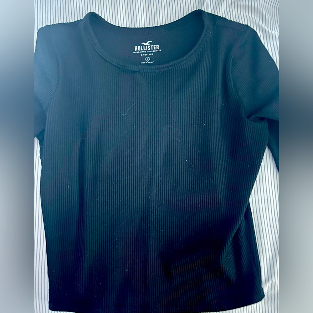 Baby tee, black